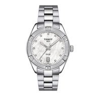 Tissot PR100 sport chic PR 100 sport chic pearl white Grey t1019101111600 women's watches