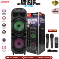 [READY] BMT8220S Multimedia Bluetooth Speaker Rechargeable RGB Lights Wireless Bass Sound System wit