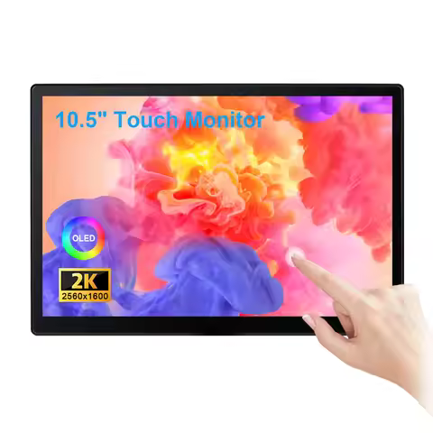 New 10.5 Inch 2.5K 2560x1600 Type-C HDMI AMOLED Portable Touch Monitor for PC Laptop Phone Raspberry