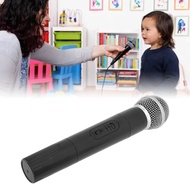 SPR-Microphone Prop Model Karaoke Fake Microphone Model Cosplay Children Toys Fake Simulated Microphones Black