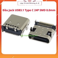 [Embedded Programming A-Z][S10] USB3.1 Type C 24P SMD 8.0mm Jack Head