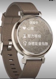 Lily 2  Garmin 智能手錶 棕色錶帶