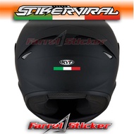 ITALY FLAG STICKER ITALY HELMET STICKER 7 CM