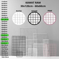 Wire Ram Size 30x120cm -60x60cm