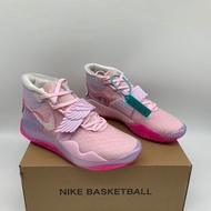 Ready stock KD 12 Kevin Durant Men's Basketball Shoes Pink 8JXK