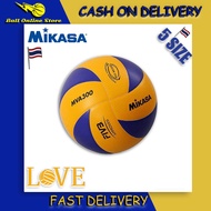 MIKASA เทรนนิ่งฮาร์ดแถว MVA300 หนัง pu soft เบอร์ 5 ลูกพร้อมปั๊ม