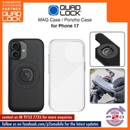 Quad Lock MAG case / Quad Lock Poncho Case / Tempered Glass / Camera Lens for iPhone 17