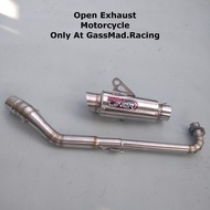 Open Exhaust Motorcycle / Proliner Pipe Muffler / Exhaust Wave100 Dash125 Ex5 Xrm110 Ct100 Fx110 Srl