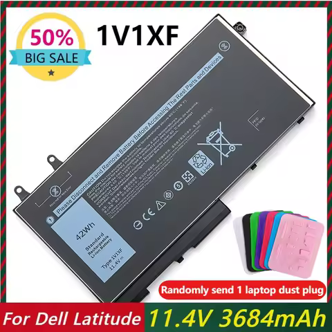 1V1XF Laptop Battery for Dell Latitude 5410 5400 5500 Precision 3550 3540 Inspiron 7590 7591 2-in-1