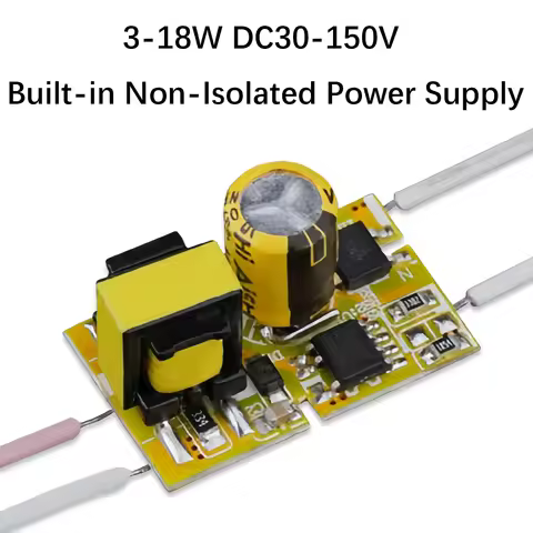 3-18W Non-Isolated DOB (Driver-on-Board) SMT LED Power Supply for T5/T8 End-Cap Tubes – AI-Optimized