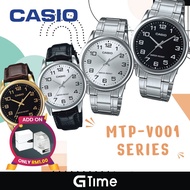 [ORIGINAL + 1YR WARRANTY] CASIO MTP-V001L MTP-V001D MAN ANALOG QUARTZ LEATHER WATCH CASIO ORI LELAKI JAM TANGAN LELAKI