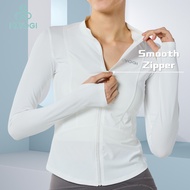 FUYOGI Jacket Woman Long Sleeve Sun Protection Outdoor Fishing Running Hiking Windbreak Leisure