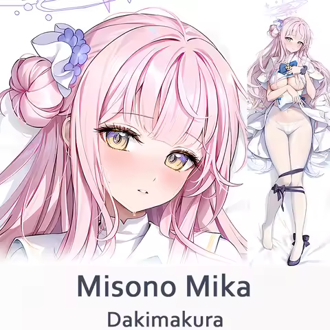 Blue Archive Misono Mika Dakimakura 2WAY Hugging Body Pillow Case Anime Otaku Pillow Cushion Cover X