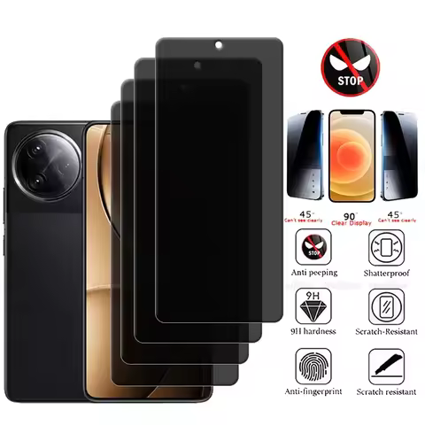 4/3/2/1Pcs For Poco F7 Ultra Glass Xiaomi Poco F7 Ultra Tempered Glass 9H Privacy Anti-Spy Cover Scr