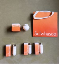 雪花秀菁典臻秀面霜 (Sulwhasoo The Ultimate S Cream) 5ml  (1瓶）+ 雪花秀菁典臻秀精萃乳液 （Sulwhasoo The Ultimate S Enriched