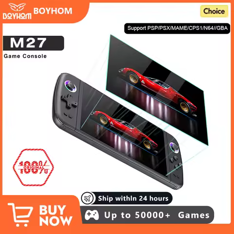 M27 Portable Pocket Retro Handheld Video Game Console 7.0Inch IPS Screen 1024*600 Display Support LI