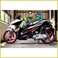 △ ◿ ◈ NVX 155 DECALS FOR WHITE AEROX V1