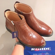 Terbaru Sepatu Boots Rohde 5406 Brown Original Kulit Asli Mantap