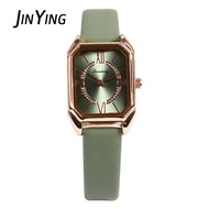 Retro Watch For Woman Green Square Seiko Watch Stainless Watch Ladies Relo Mother's Day Gift