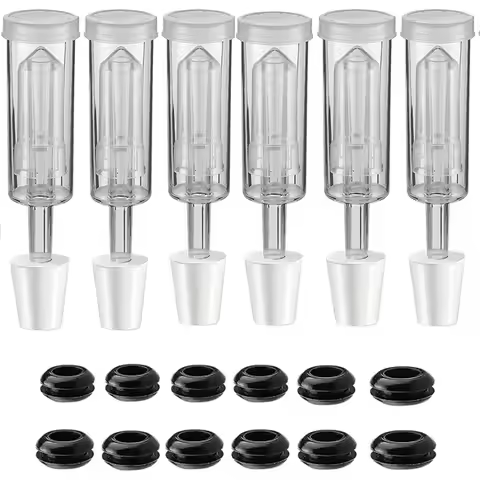 Airlock Set for Brewing Wine Making Kimchi ( Airlock+ Stoppers) Airlocks for Fermenting Carboy Bucke