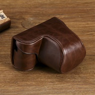 Túi Đựng Máy Ảnh Sony A6400 A61 A5000 5100 NEX5R 5T 3N 6300 Túi Đựng Máy Ảnh Bằng Da PU Sang Trọng T