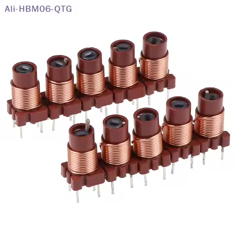 [New] 10pcs 12T 0.6uh-1.7uh Adjustable High-Frequency Ferrite Core Inductor