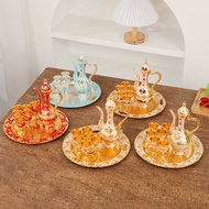 Small Rose Wine Set Creative Set Wine Set European Metal Wine Set Wine Dispenser Gift Decoration