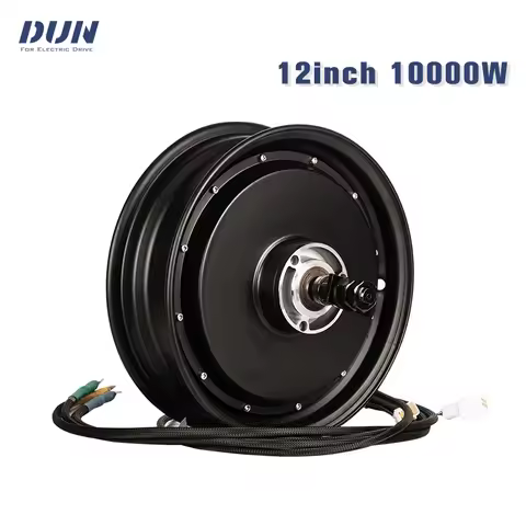 YUMA 12*3.5inch 72V 10000W V3 60H 12inch In-Wheel Hub Motor BLDC 10000W Motor For Electric Scooter