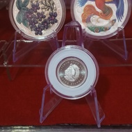 medali perak GSM aztec calendar design 1/10 oz silver medal