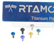 RTAMO Titanium Gr5 M3 Flat Head OD=6mm M3x6 8 10 12 15 18 20L Ohlins Cylinder Screws Helmet Bolt