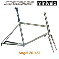 in stock SEABOARD TSUNAMI Minivelo Angel 20-451 20-inch ultralight road bike frame Renault 520 steel