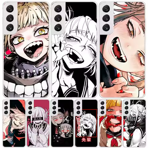 Himiko Toga Waifu Anime My Hero Case Phone Cover for Samsung Galaxy S24 S25 Ultra S23 Plus S22 + S21