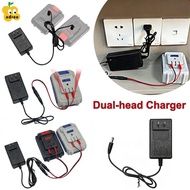 ADREE Dual-head Charger, Overload Protection Universal Lithium Battery Charger,  18/21V/24V Lithium 