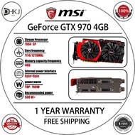USED MSI GeForce GTX 970 GAMING 4G Graphics Card High Performance 4GB GDDR5 VR Ready Twin Frozr V Co