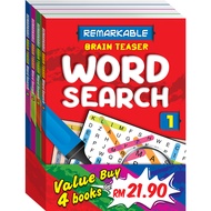 Remarkable Brain Teaser Word Search [4 books in 1 bundle] (Paperback) ISBN: 9555480641676