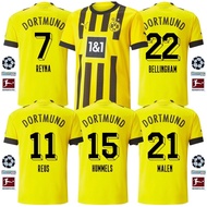 HM5 202223【Fan version】BVB jersey Dort jersey Home Shirt Size S-4XL football 2223 jersey