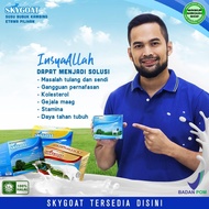 SKYGOAT Susu Kambing Etawa Full Cream Gomars Goatfit Plus Anti Alergi Pengganti Susu Formula Kualita