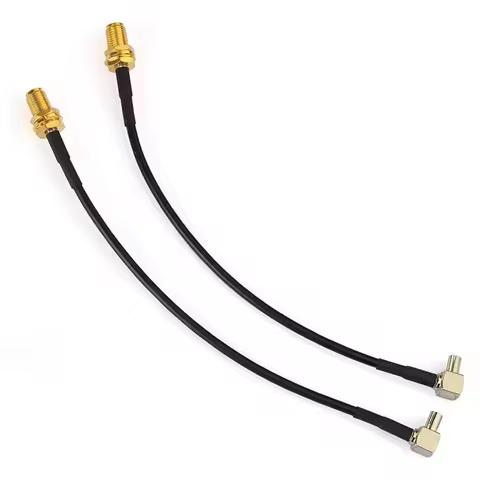 4G Antenna SMA Female to TS9 Male Adapter Cable 15cm 2PCS for External Antenna Router Huawei E5372 E
