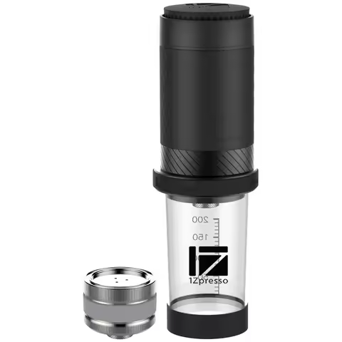In Stock 1Zpresso Y3 Portable Manual Espresso Coffee Maker Stainless Steel Version Mini Compact For 