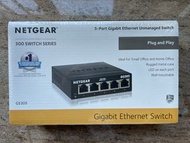 NETGEAR GS305 5口 Gigabit 網絡交換器