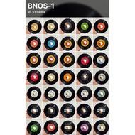 Vintage 45rpm Vinyl Records Box BNOS-1 Various Artists