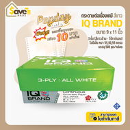 กระดาษต่อเนื่อง เคมี สีขาว 3 ชั้น ขนาด 9 x 11 จำนวน 1 กล่อง (500 ชุด) ขาวล้วน - ไร้คาร์บอน ยี่ห้อ IQ