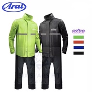 Arai Sport R03 Raincoat Motor Rain Suit 2 Layer Waterproof S-5XL Jacket Baju Hujan motosikal Rain Coat plus siz