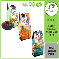 Rich. Co Super Premium Dog Food - Vegan Dog Recipes Based / Pumpkin / Broccoli Based - 10kg Original