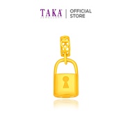 TAKA Jewellery 916 Gold Charm Lock