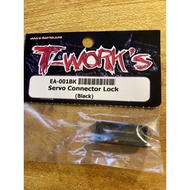 Tworks RC EA-001 Servo Connector Lock BLACK BLUE