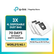 TP-LINK Tapo RVA200 Tapo Robot Vacuum Disposable Dust Bag Compatible Models: Tapo RV30 Plus Tapo RV1