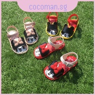 Minnie Mouse Mickey Girls Jelly Sandals Bow Children Kids Jelly Summer Shoes