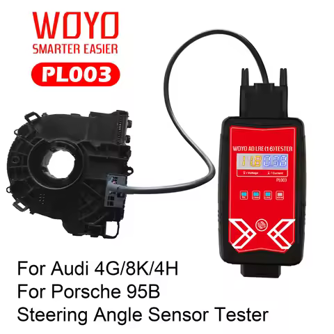 WOYO PL003 For AUDI LRE 16 4G/8K/4H Steering Angle Sensor Tester, Coil Spring With Electronics Detec