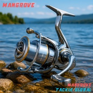 Mangrove 1500S–3000S Spinning Reel | 5.2:1 Smooth Drive | 6–10 kg Drag | Carbon Body · 6+1 BB